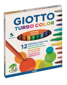 Bild på Giotto Turbo Color Fiberpennor 12-pack