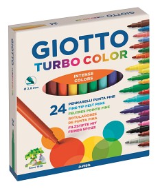 Bild på Giotto Turbo Color Fiberpennor 24-pack