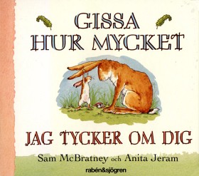 Bild på Gissa hur mycket jag tycker om dig (kartongpek)