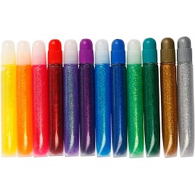Bild på Creativ Company Glitterlim 12 st (Mixade färger)