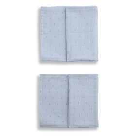 Bild på Gloop Muslinfilt 2-pack (Little Dots Blue)