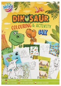 Bild på Grafix Målarbok Dinosaurier