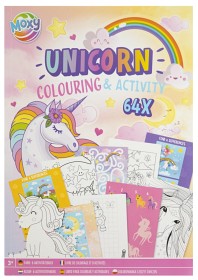 Bild på Grafix Målarbok Enhörningar