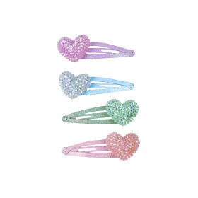 Bild på Great Pretenders Hårspännen Glitter Hjärta 4-pack
