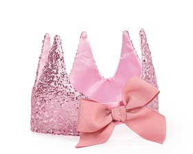 Bild på Great Pretenders Prinsesskrona med paljetter (Precious Pink)