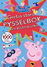 Bild på Greta Gris stora pysselbok med klistermärken