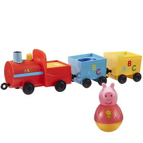 Bild på Greta Gris Weebles Pull Along Wobbily Tåg