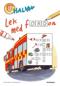 Bild på Halvan Lek med fordon (Pysselbok)