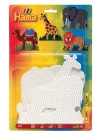 Bild på Hama Midi Stora Pärlplattor Djurmotiv 4-pack