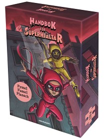 Bild på Handbok för superhjältar Box (Pysselbok, plansch och pussel 150 bitar)