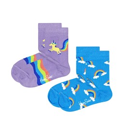 Bild på Happy Socks Strumpor 2-pack (Unicorn & Rainbow)