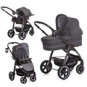 Bild på Hauck Soul Plus Duovagn med Babyskydd (Beluga)