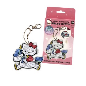 Bild på Hello Kitty Diamantmålning nyckelring