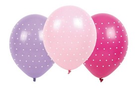Bild på JaBaDaBaDo Ballonger Prickiga 6-pack (rosa)