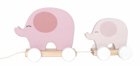 Bild på JaBaDaBaDo Dragdjur Elefant (Rosa)