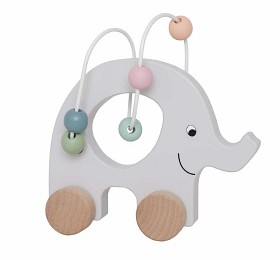 Bild på JaBaDaBaDo Rulldjur Elefant med kulram