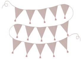 Bild på JaBaDaBaDo Tygvimpel (rosa)