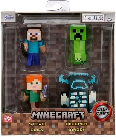Bild på Jada Toys A Minecraft Movie 4-Pack Figurer 6cm