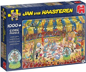 Bild på Jan Van Haasteren Pussel Akrobater på cirkus (1000-bitar)
