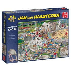 Bild på Jan Van Haasteren Pussel Zoo (1000-bitar)