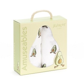 Bild på Jellycat Muslinfiltar 2-pack (Avokado)