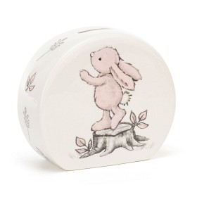 Bild på Jellycat Bashful Spargris (Rosa Kanin)