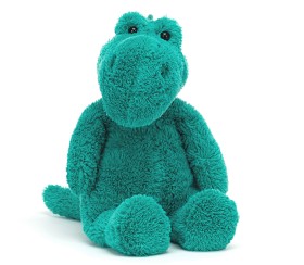 Bild på Jellycat Cushy T-Rex 28 cm (Blågrön)