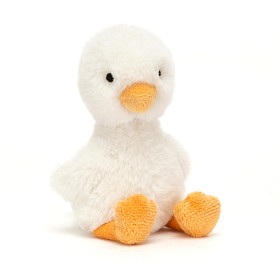 Bild på Jellycat Diddy Ankunge 14 cm (Vit)