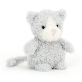Bild på Jellycat Little Katt 18 cm (Ljusgrå)