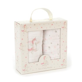 Bild på Jellycat Muslinfiltar 2-pack (Unicorn)
