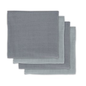 Bild på Jollein Bamboo Muslinfilt 70x70cm 4-pack (Grå)