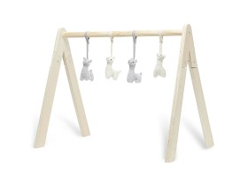 Bild på Jollein Leksaker till babygym 4-pack Lama (Grå/Vit)