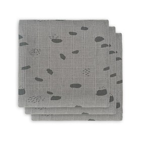 Bild på Jollein Muslinfilt 70x70cm 3-pack Spot (Grå)