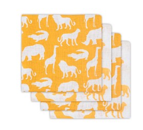 Bild på Jollein Muslinfilt Safari 4-pack (Gul)