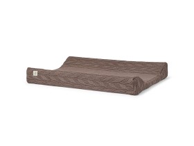 Bild på Jollein Överdrag Skötbädd Stickad (Chestnut)