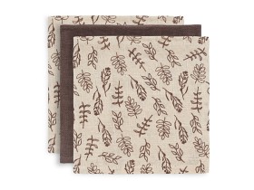 Bild på Jollein Tvättlappar Meadow 3-pack (Chestnut)