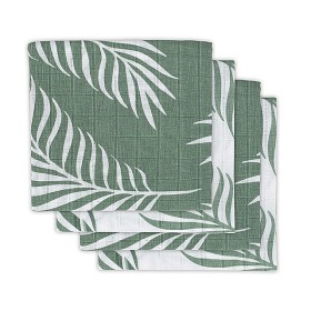 Bild på Jollein Tvättlapp/Snuttefilt 3-pack (Grön Natur)