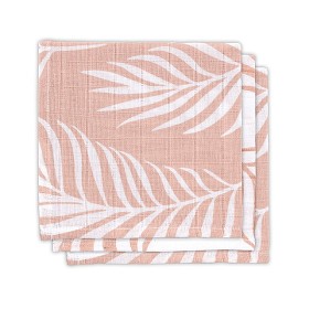Bild på Jollein Tvättlapp/Snuttefilt 3-pack (Rosa Natur)