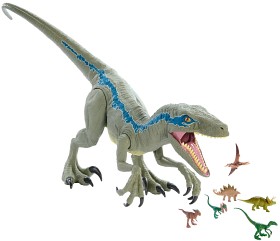 Bild på Jurassic World Super Colossal Velociraptor Blue 106 cm