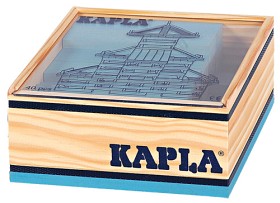 Bild på Kapla Byggstavar 40 st i färg (Ljusblå)