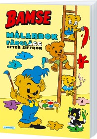 Bild på Kärnan Bamse Målarbok Färglägg efter siffror