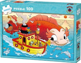 Bild på Kärnan Bamse och Havets hemlighet Pussel 100-bitar
