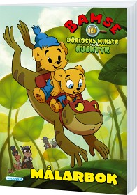 Bild på Kärnan Bamse och världens minsta äventyr Målarbok