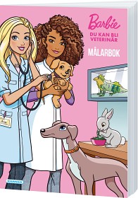 Bild på Kärnan Barbie Målarbok (Du kan bli veterinär)