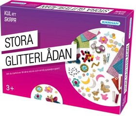 Bild på Kärnan Kul att skapa Stora glitterlådan