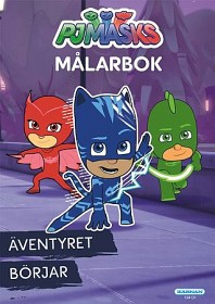 Bild på Kärnan Pyjamashjältarna (Målarbok)