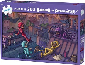 Bild på Kärnan Superhjältarna Pussel (200-bitar)