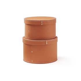 Bild på Kids Concept Förvaringsbox Rund 2-pack (Rost)