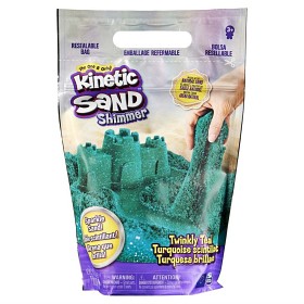 Bild på Kinetic Sand Shimmer Glittersand (Blå)