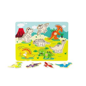 Bild på Knoppussel Dinosaurier 7-bitar